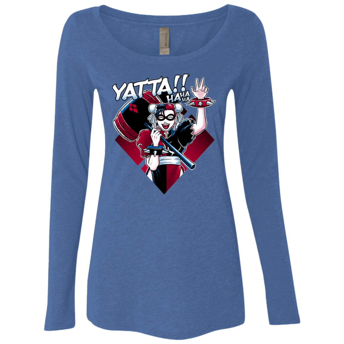 T-Shirts Vintage Royal / Small Harley Yatta Women's Triblend Long Sleeve Shirt