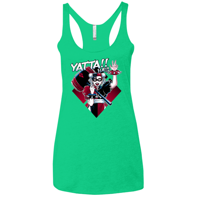 T-Shirts Envy / X-Small Harley Yatta Women's Triblend Racerback Tank