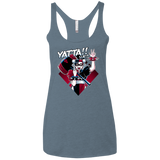 T-Shirts Indigo / X-Small Harley Yatta Women's Triblend Racerback Tank