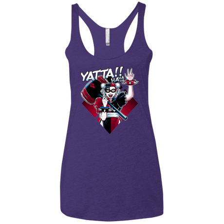 T-Shirts Purple Rush / X-Small Harley Yatta Women's Triblend Racerback Tank