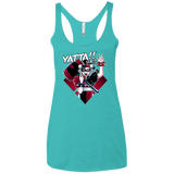 T-Shirts Tahiti Blue / X-Small Harley Yatta Women's Triblend Racerback Tank