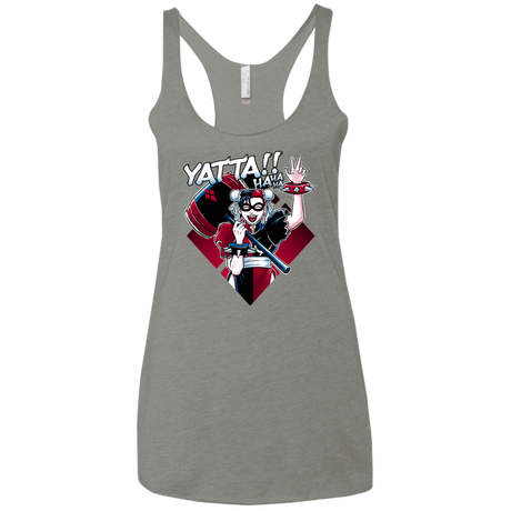 T-Shirts Venetian Grey / X-Small Harley Yatta Women's Triblend Racerback Tank