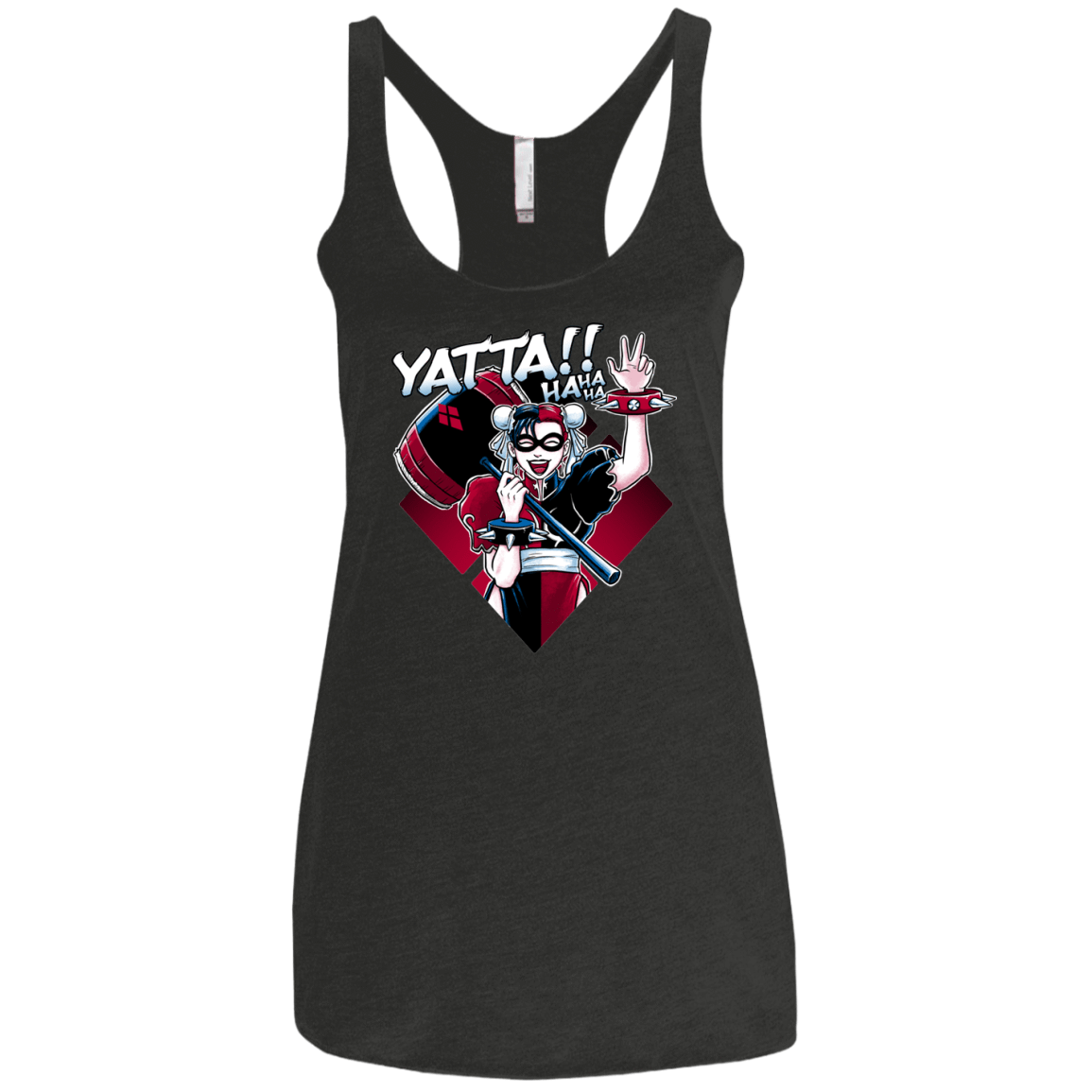 T-Shirts Vintage Black / X-Small Harley Yatta Women's Triblend Racerback Tank