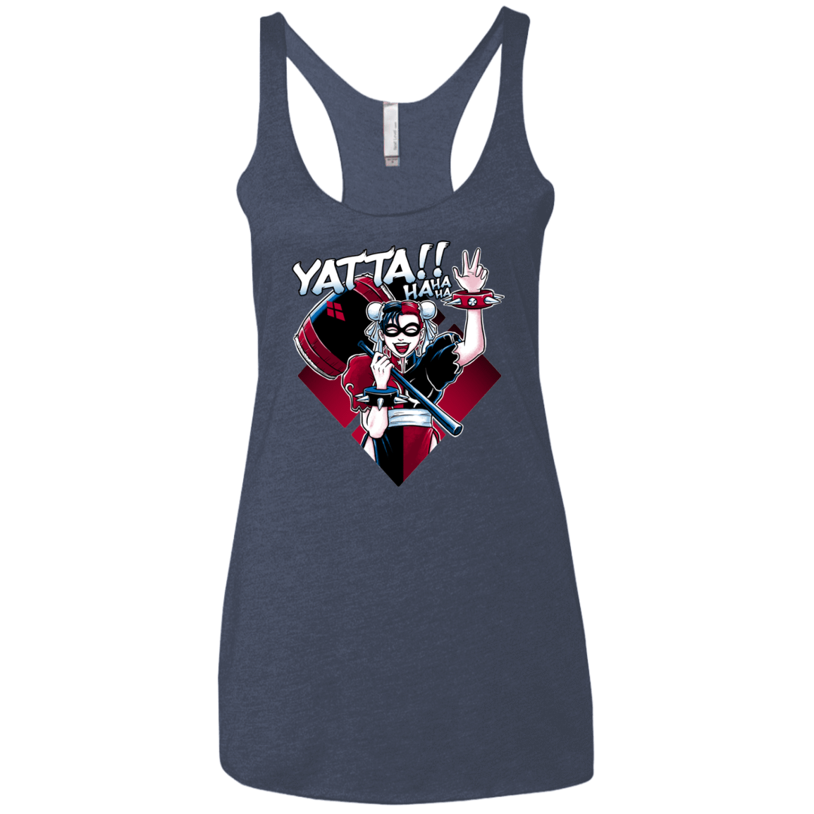 T-Shirts Vintage Navy / X-Small Harley Yatta Women's Triblend Racerback Tank