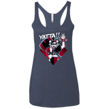 T-Shirts Vintage Navy / X-Small Harley Yatta Women's Triblend Racerback Tank