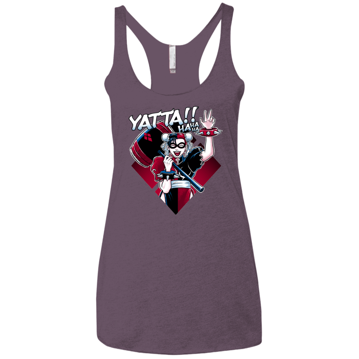 T-Shirts Vintage Purple / X-Small Harley Yatta Women's Triblend Racerback Tank