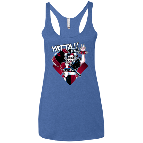 T-Shirts Vintage Royal / X-Small Harley Yatta Women's Triblend Racerback Tank