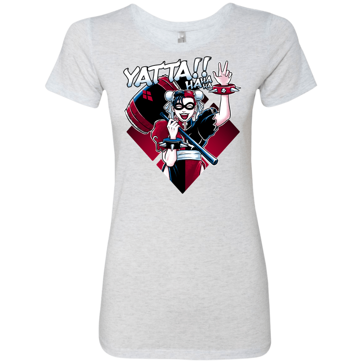 T-Shirts Heather White / Small Harley Yatta Women's Triblend T-Shirt