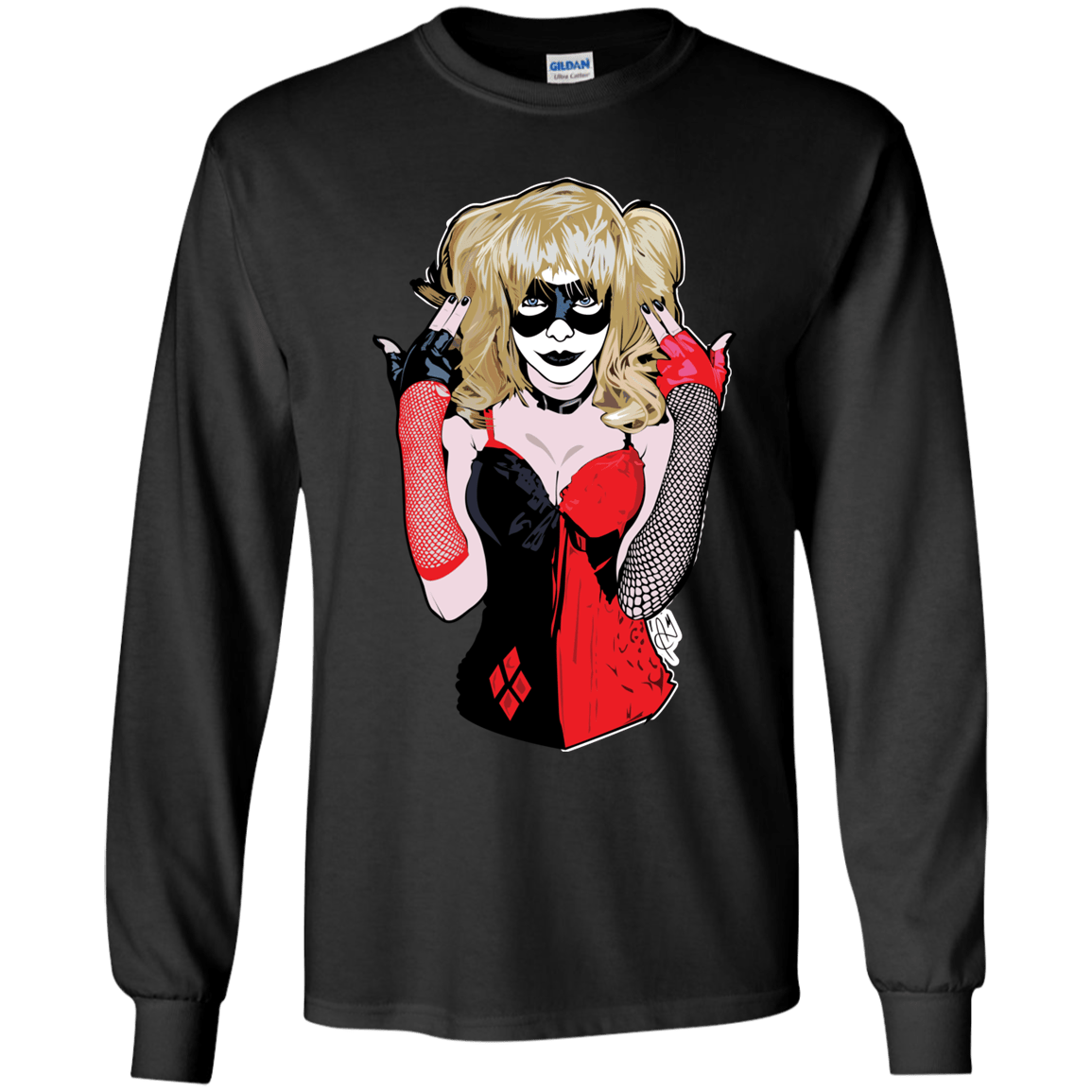 T-Shirts Black / YS Harley Youth Long Sleeve T-Shirt