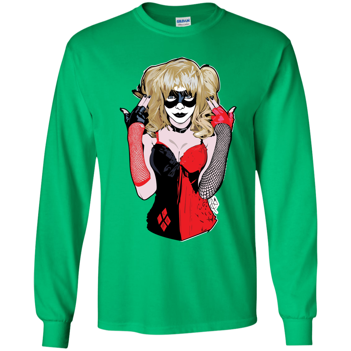 T-Shirts Irish Green / YS Harley Youth Long Sleeve T-Shirt