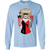 T-Shirts Light Blue / YS Harley Youth Long Sleeve T-Shirt