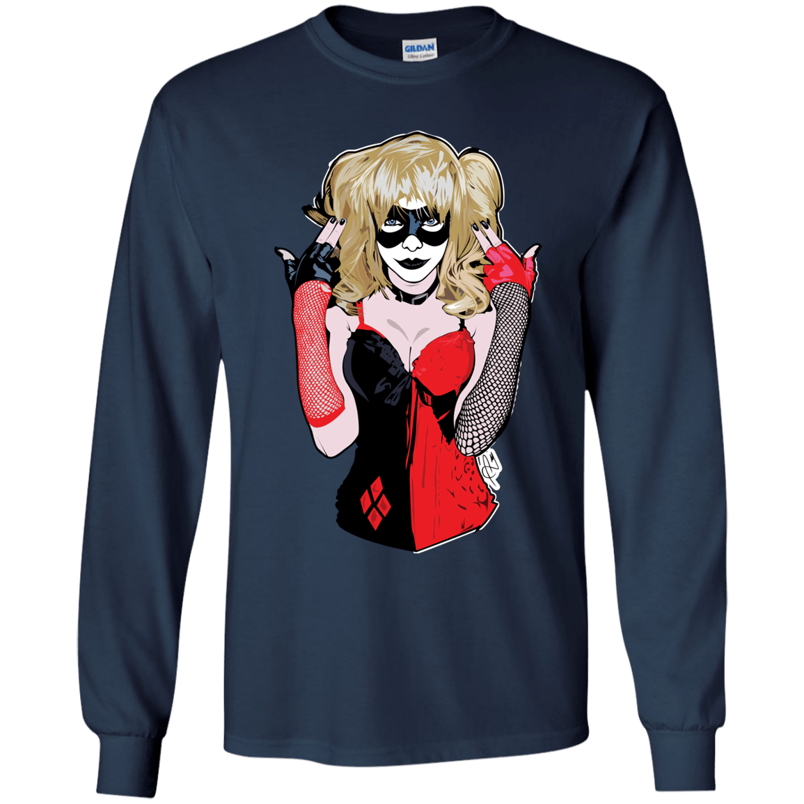 T-Shirts Navy / YS Harley Youth Long Sleeve T-Shirt