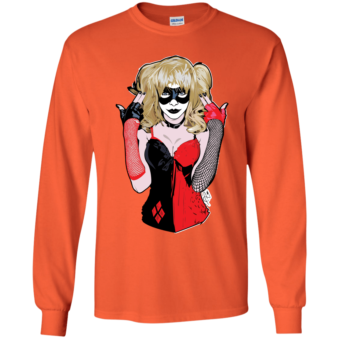 T-Shirts Orange / YS Harley Youth Long Sleeve T-Shirt
