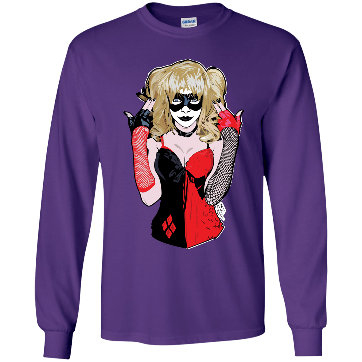 T-Shirts Purple / YS Harley Youth Long Sleeve T-Shirt