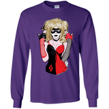 T-Shirts Purple / YS Harley Youth Long Sleeve T-Shirt