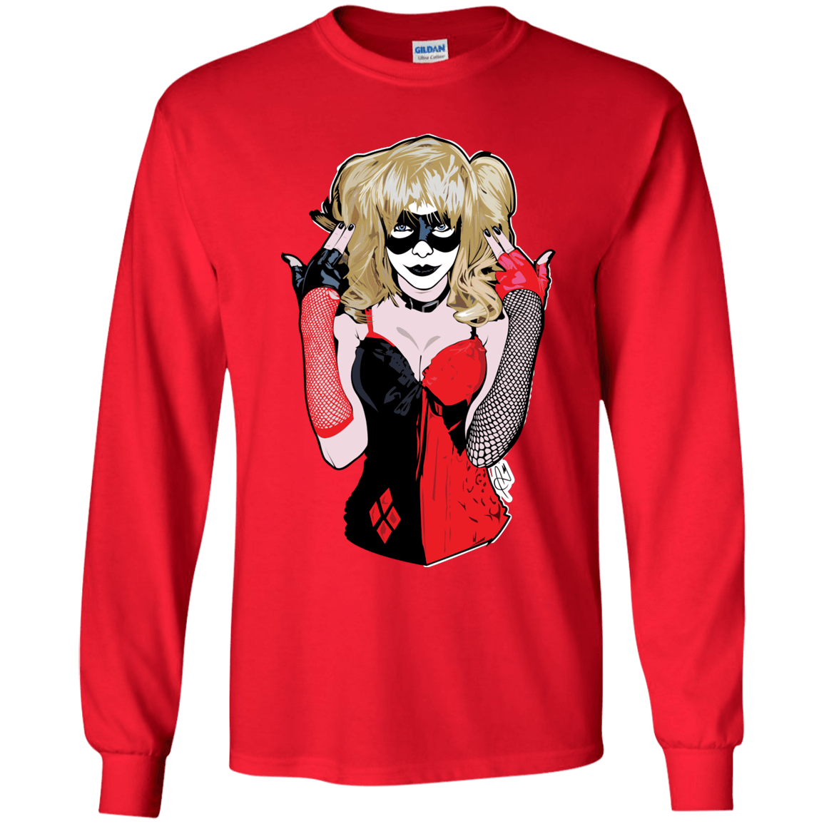 T-Shirts Red / YS Harley Youth Long Sleeve T-Shirt