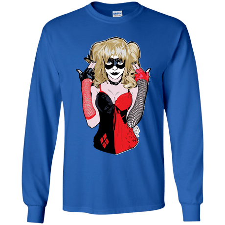 T-Shirts Royal / YS Harley Youth Long Sleeve T-Shirt