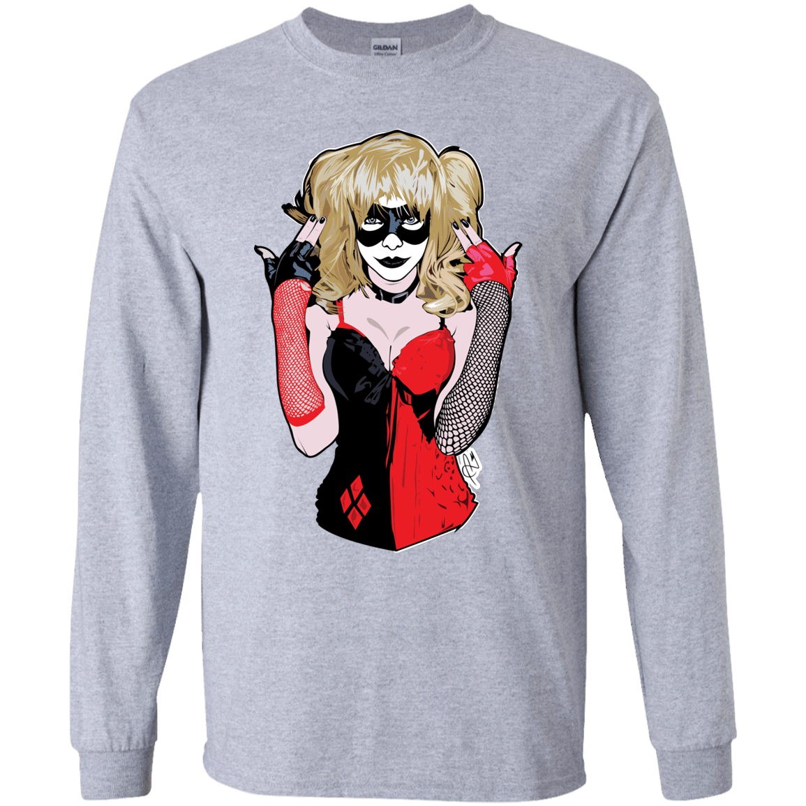 T-Shirts Sport Grey / YS Harley Youth Long Sleeve T-Shirt