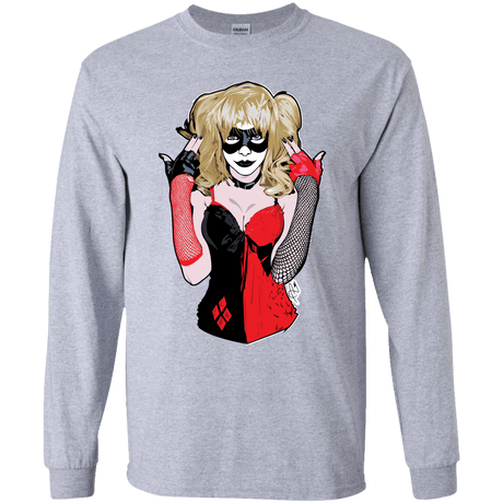 T-Shirts Sport Grey / YS Harley Youth Long Sleeve T-Shirt