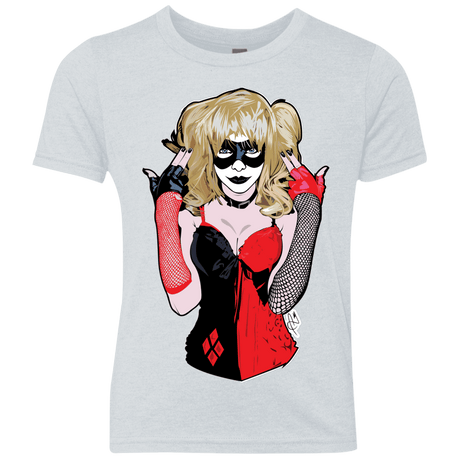 T-Shirts Heather White / YXS Harley Youth Triblend T-Shirt