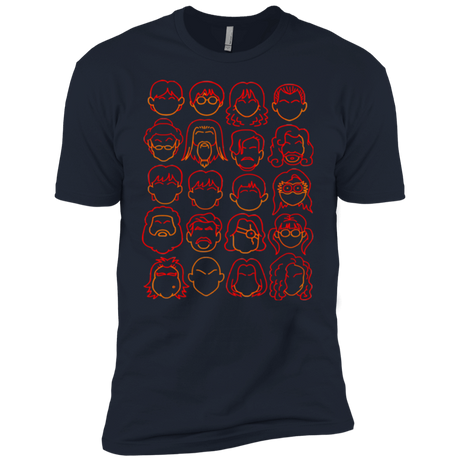 T-Shirts Midnight Navy / YXS Harry Potter line heads Boys Premium T-Shirt