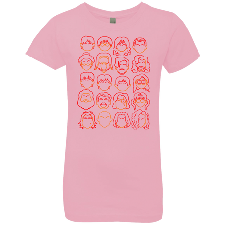 T-Shirts Light Pink / YXS Harry Potter line heads Girls Premium T-Shirt