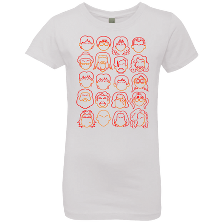 T-Shirts White / YXS Harry Potter line heads Girls Premium T-Shirt
