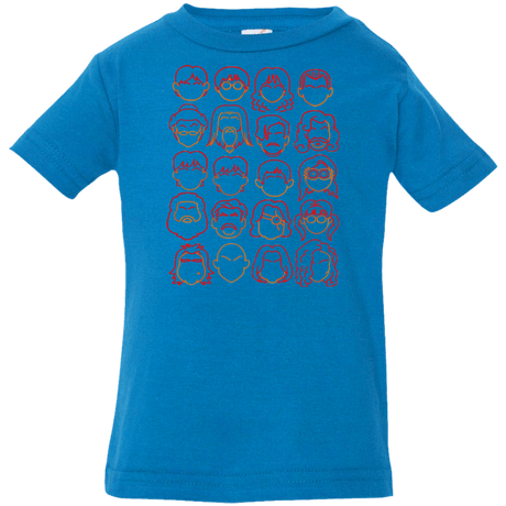T-Shirts Cobalt / 6 Months Harry Potter line heads Infant PremiumT-Shirt