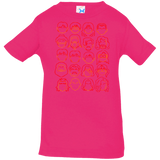 T-Shirts Hot Pink / 6 Months Harry Potter line heads Infant PremiumT-Shirt