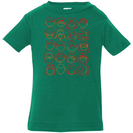 T-Shirts Kelly / 6 Months Harry Potter line heads Infant PremiumT-Shirt
