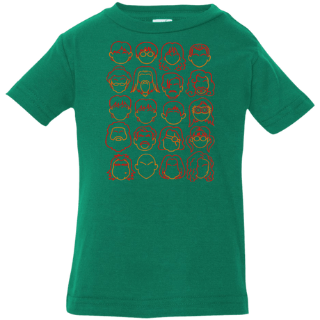 T-Shirts Kelly / 6 Months Harry Potter line heads Infant PremiumT-Shirt