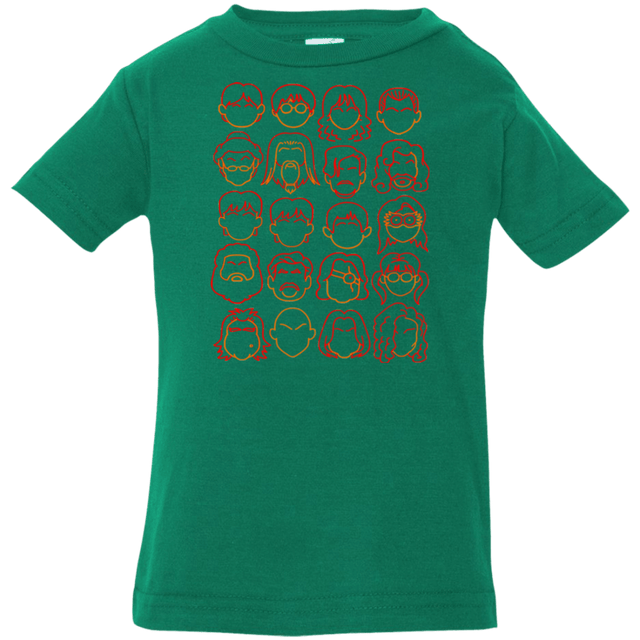 T-Shirts Kelly / 6 Months Harry Potter line heads Infant PremiumT-Shirt