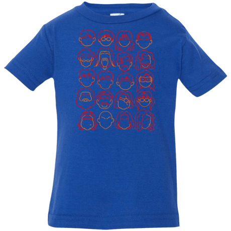 T-Shirts Royal / 6 Months Harry Potter line heads Infant PremiumT-Shirt