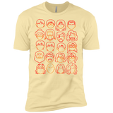T-Shirts Banana Cream / X-Small Harry Potter line heads Men's Premium T-Shirt