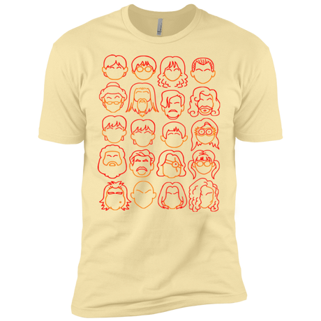 T-Shirts Banana Cream / X-Small Harry Potter line heads Men's Premium T-Shirt