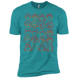 T-Shirts Tahiti Blue / X-Small Harry Potter line heads Men's Premium T-Shirt