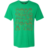 T-Shirts Envy / Small Harry Potter line heads Men's Triblend T-Shirt