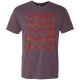 T-Shirts Vintage Purple / Small Harry Potter line heads Men's Triblend T-Shirt