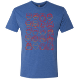 T-Shirts Vintage Royal / Small Harry Potter line heads Men's Triblend T-Shirt