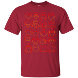 T-Shirts Cardinal / Small Harry Potter line heads T-Shirt