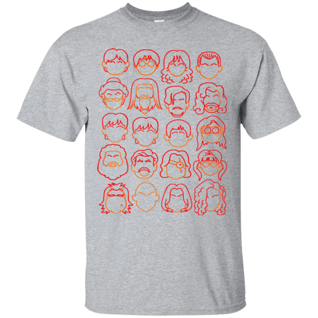 T-Shirts Sport Grey / Small Harry Potter line heads T-Shirt