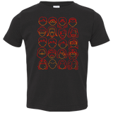 T-Shirts Black / 2T Harry Potter line heads Toddler Premium T-Shirt