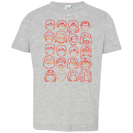 T-Shirts Heather / 2T Harry Potter line heads Toddler Premium T-Shirt