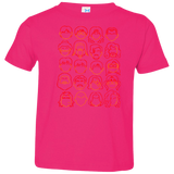 T-Shirts Hot Pink / 2T Harry Potter line heads Toddler Premium T-Shirt