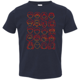 T-Shirts Navy / 2T Harry Potter line heads Toddler Premium T-Shirt