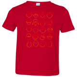 T-Shirts Red / 2T Harry Potter line heads Toddler Premium T-Shirt