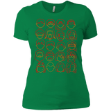 T-Shirts Kelly Green / X-Small Harry Potter line heads Women's Premium T-Shirt