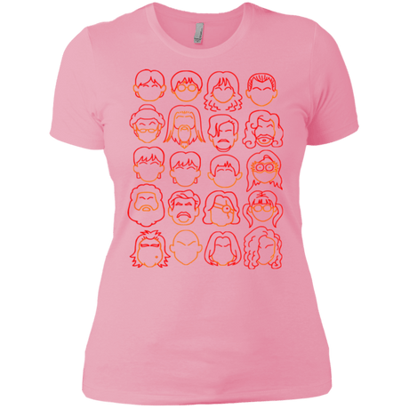 T-Shirts Light Pink / X-Small Harry Potter line heads Women's Premium T-Shirt