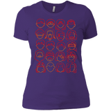 T-Shirts Purple / X-Small Harry Potter line heads Women's Premium T-Shirt