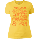 T-Shirts Vibrant Yellow / X-Small Harry Potter line heads Women's Premium T-Shirt